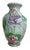 Vintage Late 20th Century Pastel Waterlily Chinoiserie Vase For Sale - Image 4 of 10