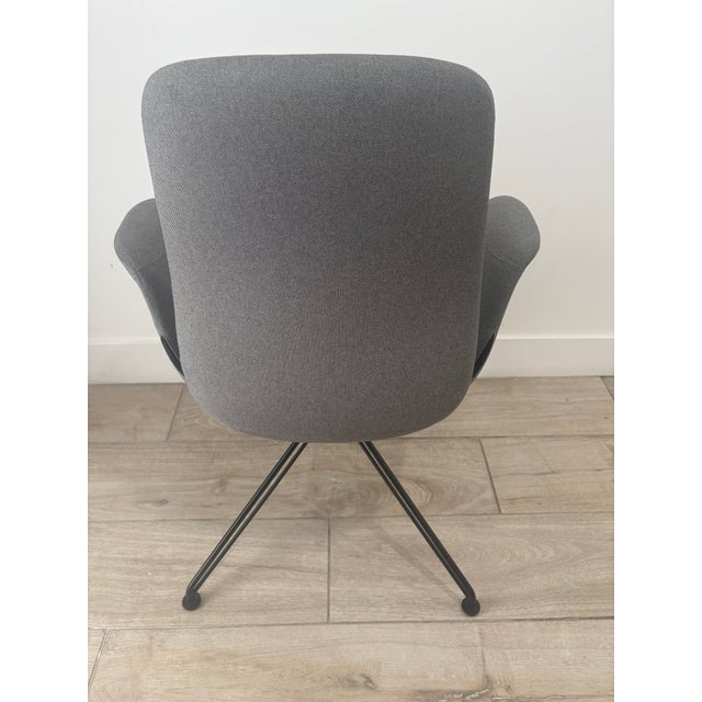 Metal ElliePro - 20v3 Swivel Armchair For Sale - Image 7 of 10