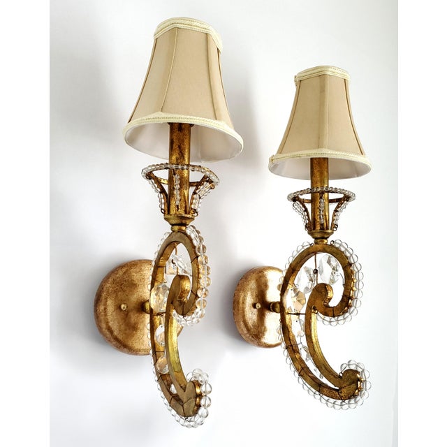 Mid 20th Century Sconces Art Deco Style For Sale - Image 5 of 12