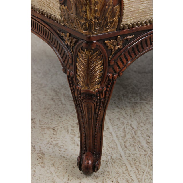 Wood Theodore Alexander Althorp Georgian Mahogany Sofa For Sale - Image 7 of 17