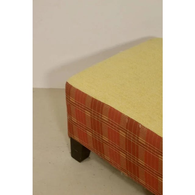 Kenzo Square Fabric Pouf For Sale - Image 3 of 13