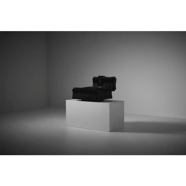 Edison Parra, Abstract Kinetic Composition, 1970s, Plastic & Wood For Sale - Image 9 of 12