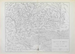 Battle of Woerth Lithograph by R. Walker, 1872