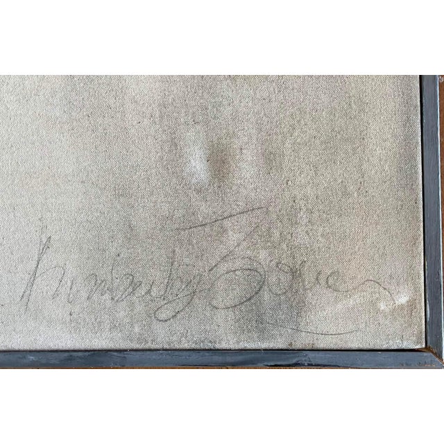 1990s Nude Woman, Acrylic on Canvas, Signed For Sale - Image 4 of 9