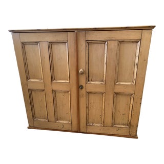 1920s Farmhouse Pine Cabinet For Sale