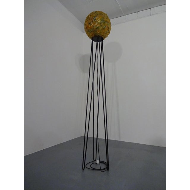 Contemporary Large Italian Fiberglass Floor Lamp, 1960s For Sale - Image 3 of 18