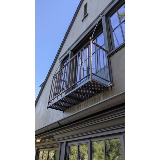 2020s Custom Forged Bronze Balcony For Sale - Image 5 of 7