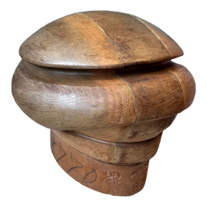 Antique 5 Piece Wooden Milliners Hat Block