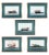 Set of Five 19th Century China Trade Watercolors of Junks on Pith Paper For Sale - Image 12 of 12