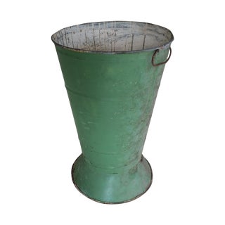 1900s French Antique Flower Bucket For Sale