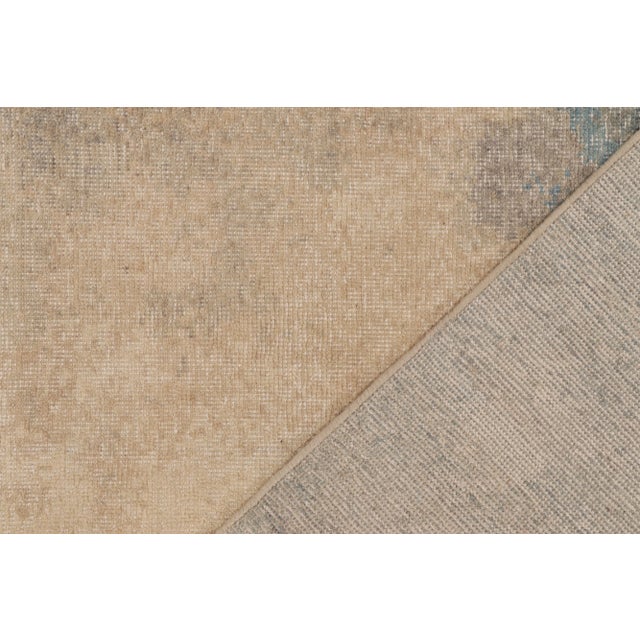 Rug & Kilim’s Oversized Ciel Rug in Cream and Blue, 14x20 For Sale In New York - Image 6 of 7