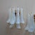 Gilt and Opaline Murano Glass Petal Wall Sconces from La Murrina, 1980s, Set of 2 For Sale - Image 6 of 13