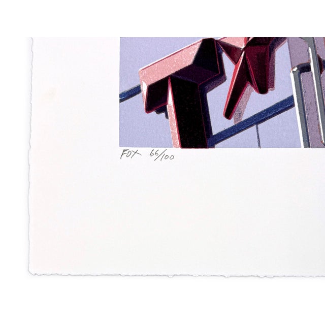 Contemporary Robert Cottingham, Fox, Hand Signed Screen Print, Photorealist Style, Edition of 100, Framed, 2009 For Sale - Image 3 of 3