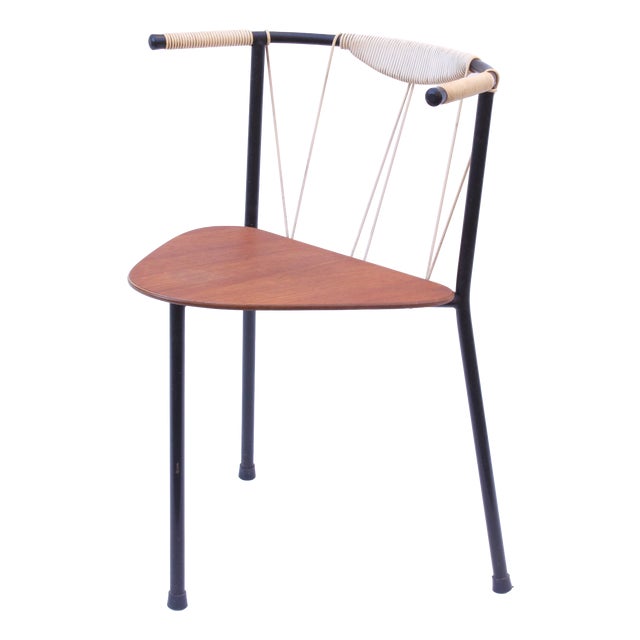 Mid-Century 3-Legged Chair For Sale