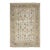 Modern Hand-Knotted Oushak Style Wool Area Rug in Soft Sage and Slate Blue 14x20 For Sale