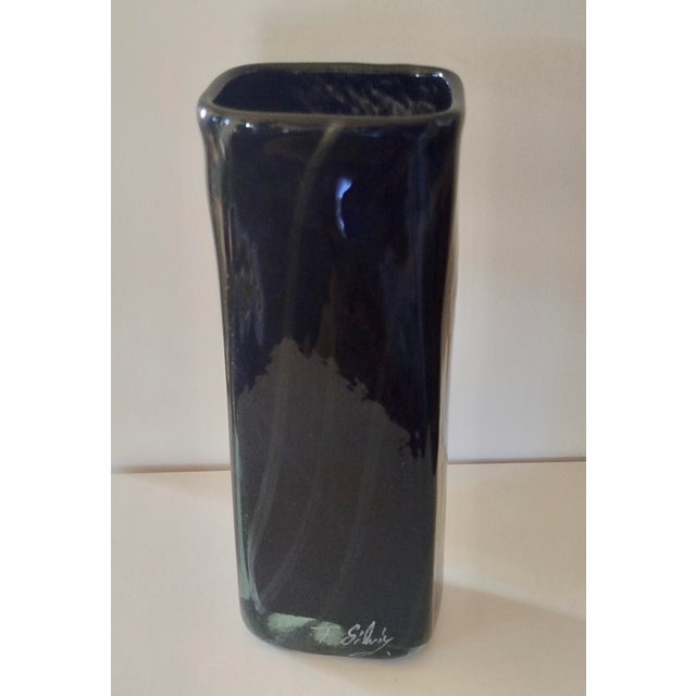 Contemporary Cubic Vase by Florea Silviu For Sale - Image 3 of 3