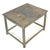 This antique table is captivating with its original green patina, softened by time, which gives it a unique personality....