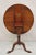 Antique Chippendale Style Round Tilt Top Pinwheel Inlay Ball and Claw Side Table For Sale - Image 10 of 12