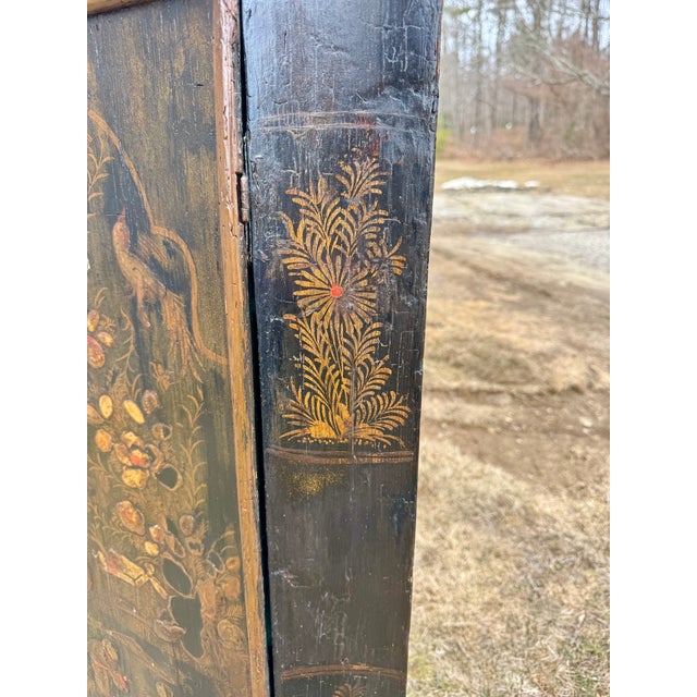 Late 18th Century Carved Asian Corner Cabinet For Sale - Image 4 of 7