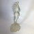 Plastic 1981 Austin Productions Frosted and Clear Lucite Acrylic Cockatoo Parrot Sculpture Signed For Sale - Image 7 of 13