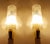 Metal Vintage Brass and Glass Sconces, 1970s, Set of 2 For Sale - Image 7 of 13