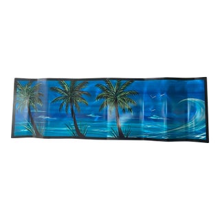 2016 Tropical Metal Art Signed Peter Koza For Sale
