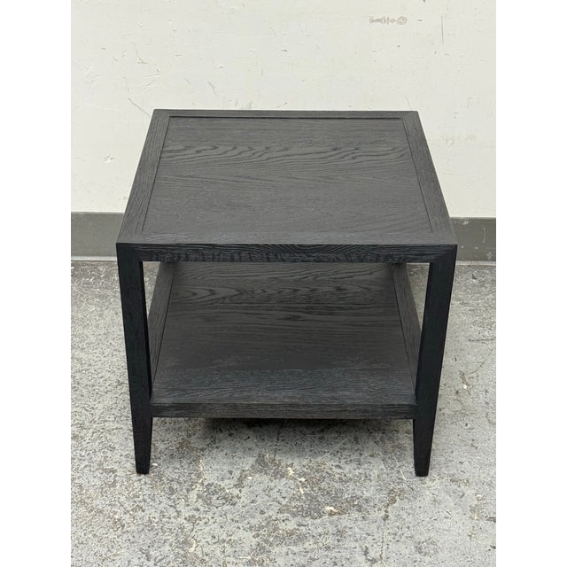 Van Thiels for Restoration Hardware French Contemporary Square Side Table For Sale - Image 9 of 12