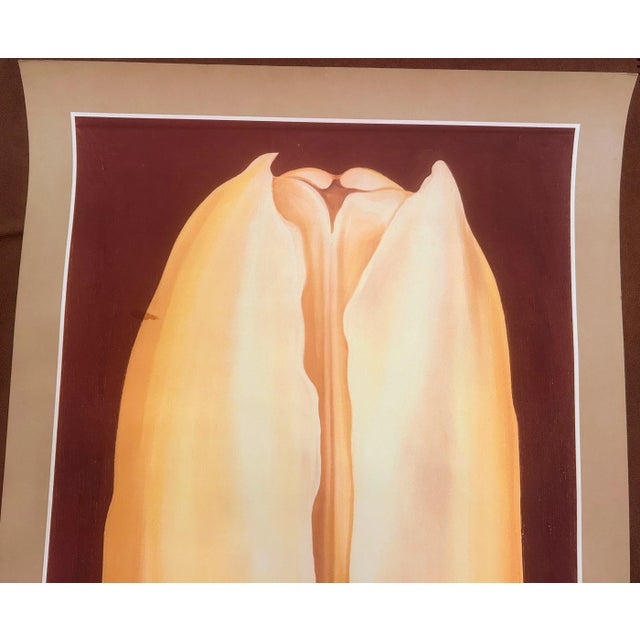 1970s Vintage Lowell Nesbitt “Yellow Tulip” Hokin Gallery Art Show Poster For Sale - Image 4 of 12