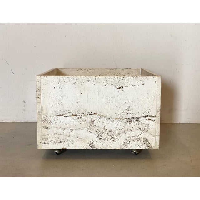 Travertine Planters, 1970s, Set of 2 For Sale - Image 9 of 18
