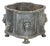 Antique English Lead Quatrefoil Planter With Lion Heads and Paws, 1850s For Sale