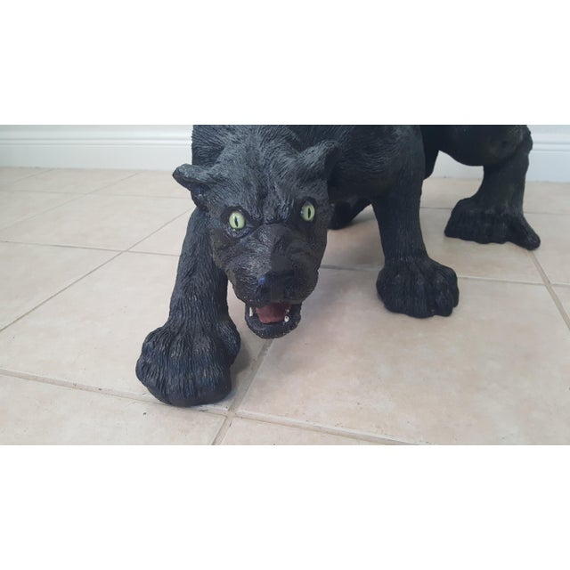 1970s Black Panther Coffee Table Base Chairish