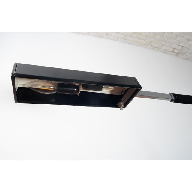 Black Arc Table Lamp by Studio BBPR for Olivetti Synthesis, 1960s For Sale - Image 8 of 8