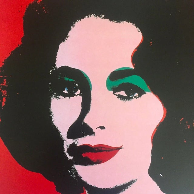 Andy Warhol Estate Vintage 1989 Pop Art Lithograph Print