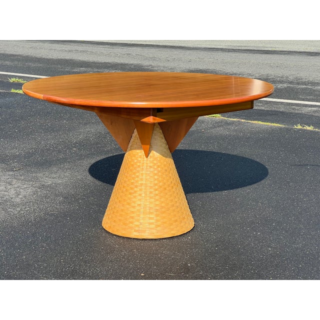 This Vintage Italian Modern Dining Table by Pierantonio Bonacina artfully combines contemporary design with traditional...