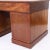 Burnt Orange Antique English Leather Top Desk For Sale - Image 8 of 9