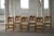 Baroque Mid-Century Modern Chairs in Oak & Hessian attributed to Henning Kjærnulf, 1950s, Set of 6 For Sale - Image 3 of 18