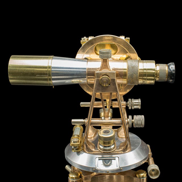 1910's Antique Transit Theodolite For Sale - Image 6 of 12