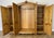 Vintage French Louis XVI Style Carved Oak 4-Door Armoire For Sale - Image 11 of 12