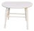 Vintage 1930s Painted Oak Wood Kidney Shaped Stool For Sale