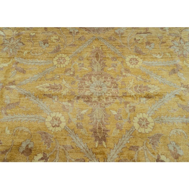 Turkish Oushak Rug 11'10" x 15'5" #20807 For Sale - Image 4 of 8