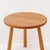 Vintage Wooden Tripod Side Table with Rounded Legs For Sale - Image 5 of 10