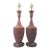 1960s Laurel Lamp Company Cork Table Lamps - a Pair For Sale