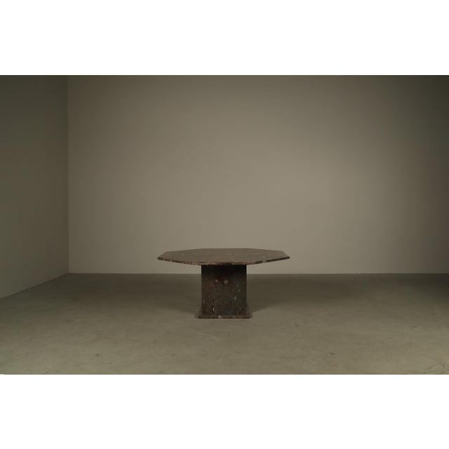Fossil Stone Pedestal Coffee Table, France, 1970s For Sale - Image 10 of 14
