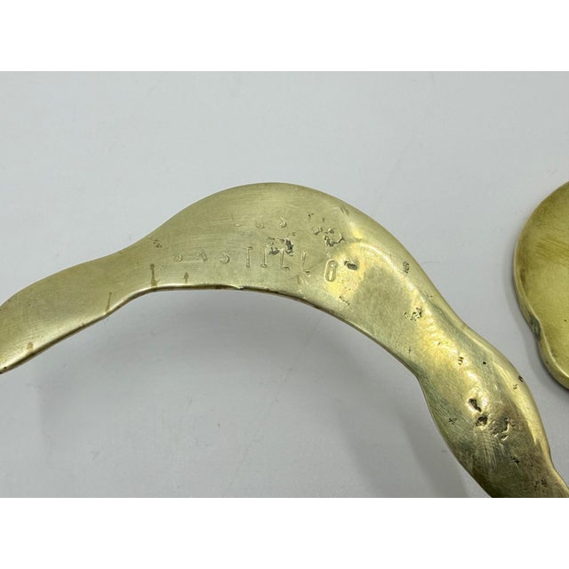 1960s Rare Los Castillo Taxco "Crab" Abalone & Brass Jewelry Box, Mexican Silversmith For Sale - Image 17 of 18