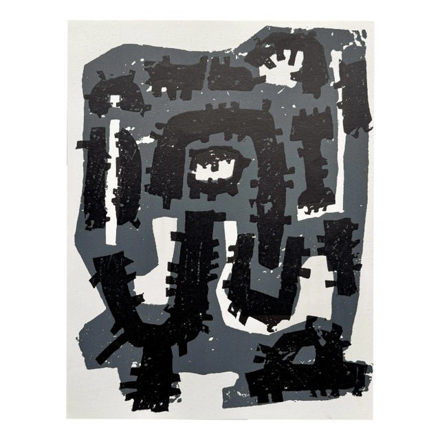 Raoul Ubac, Slate, 1958, Original Engraving For Sale