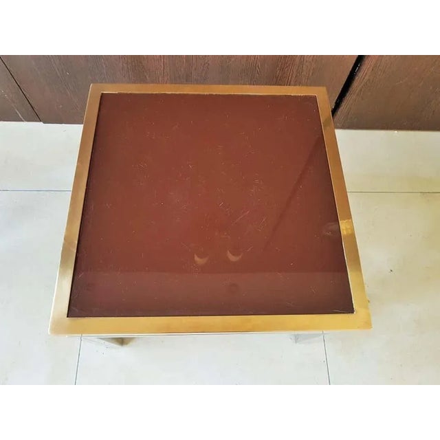 Mid-Century Modern French Coffee Table by Guy Lefevre for Maison Jansen, 1970s For Sale - Image 3 of 14