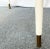 Wood Mid-Century Modern Raised Shelf Vanity/ Desk With Brass Feet For Sale - Image 7 of 12