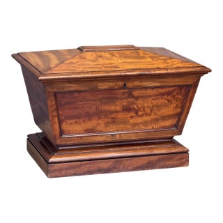 Circa 1830 English Regency Sarcophagus-Form Cellarette For Sale