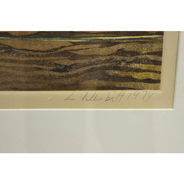 Modern Vintage Lowell Nesbitt "Boots" 1974 Signed Limited Framed Art Print 16/50 For Sale - Image 3 of 10