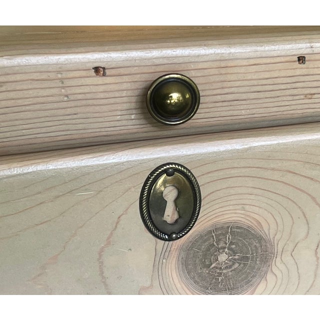 19th C. Gustavian Scrubbed Birch Table Box For Sale - Image 9 of 12